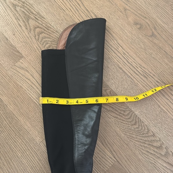 Corso Como Black Leather Over The Knee Boots - Picture 9 of 9